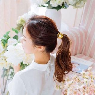 (1k) (Sỉ 700₫) Chun buộc tóc hoa cúc nhiều màu sắc hot trend 2021  ,, top1wow_083992