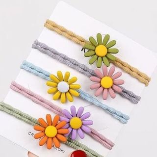 (1k) (Sỉ 700₫) Chun buộc tóc hoa cúc nhiều màu sắc hot trend 2021  ,, top1wow_083992