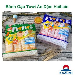 Bánh Gạo Tươi Ăn Dặm Haihain/Ganbare Nhật Cho Bé, 4901313194980, Top1Food_00003_sg1 , sỉ Lốc 5 hộp
