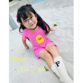 ⛱Hàng Sỉ SG⛱ Bộ cộc tay, cho cả mẹ và bé, thun cotton cao cấp, quần đùi, in hình vịt - top1dropship_00264_16341608_sg1