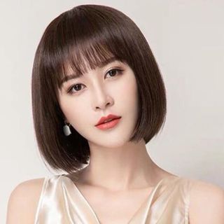 Tóc Giả Nữ Trung Niên Nguyên Đầu Cao Cấp Vic Ngắn Chất Sợi Tơ Hàn TN05 MS16025 ,, top1wow_083992