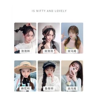 Tóc Giả cột tròn đuôi ngựa hoặc hai bên dễ thương (Giá 1 bên) ,, top1wow_083992