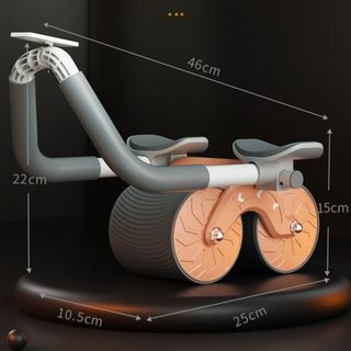 SP076 - Con lăn tập cơ bụng có lò xo trợ lực 2 bánh thế hệ mới chất liệu cao cấp giảm mỡ bụng hiệu quả dành cho nam nữ