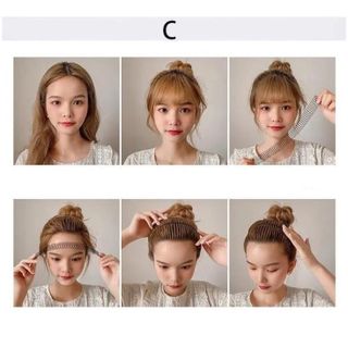 Bờm kẹp xược cố định tóc con sau gáy, trước trán gọn gàng tiện lợi  ,, top1wow_083992
