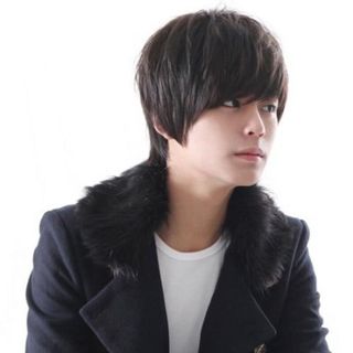 Tóc Giả Nam Nguyên Đầu mái chéo Tặng mũ lưới ,NA12 , top1wow_083992