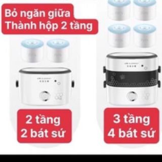 Hộp cơm Tự nấu - Hâm nóng thức ăn LIFE ELEMENT bát sứ cao cấp , top1wow_083992 giá sỉ