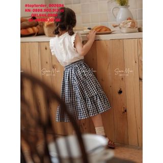 <<Buôn sỉ>> Set tiểu thư cho bé gái, chất thô cotton mềm, top1oder_00269_150617_sg1