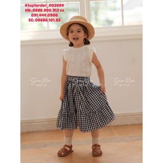 <<Buôn sỉ>> Set tiểu thư cho bé gái, chất thô cotton mềm, top1oder_00269_150617_sg1