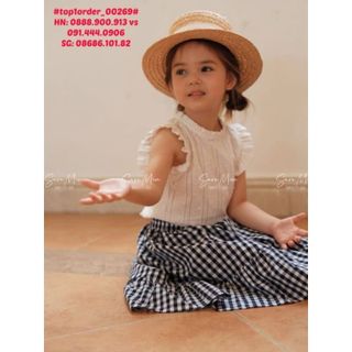 <<Buôn sỉ>> Set tiểu thư cho bé gái, chất thô cotton mềm, top1oder_00269_150617_sg1