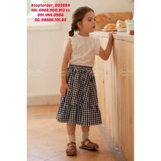 <<Buôn sỉ>> Set tiểu thư cho bé gái, chất thô cotton mềm, top1oder_00269_150617_sg1