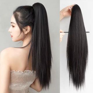 Tóc giả nữ ngoạm đuôi CAO CẤP. Tóc thẳng dài nữ tính , top1wow_083992