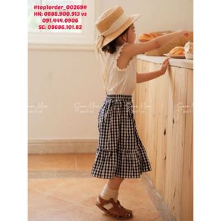 <<Buôn sỉ>> Set tiểu thư cho bé gái, chất thô cotton mềm, top1oder_00269_150617_sg1