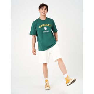 Áo phông nam CANIFA chất liệu 100% cotton, cổ tròn tay cộc, phom relax 8TS23C001 ,sỉ liên hệ Top1Kids