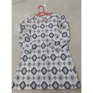 Váy tay dài bé gái, chất cotton phối họa tiết, size 2 tuổi, made in Việt Nam, 1DGV9_10511608_sg2_le giá sỉ