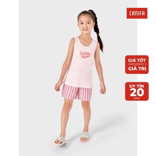 Áo bé gái CANIFA combo 2 áo ba lỗ cotton thoáng mát 1LA22S002 ,sỉ liên hệ Top1Kids