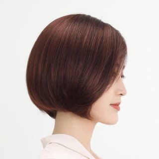 Tóc giả nguyên đầu, Tóc giả ngắn VIC K MÁI NGÔI LỆCH MS019 ,, top1wow_083992