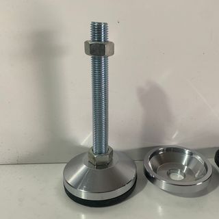 CHÂN TĂNG CHỈNH ĐẾ CAO SU D80M16xL150(mm)