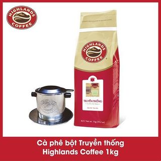 Cà phê bột Truyền thống Highlands Coffee 1Kg