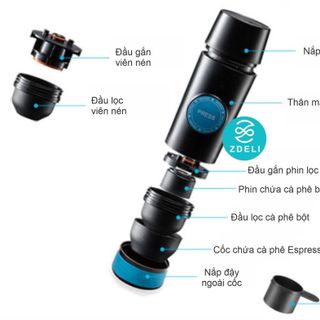 Máy pha cà phê Espresso Mini cầm tay