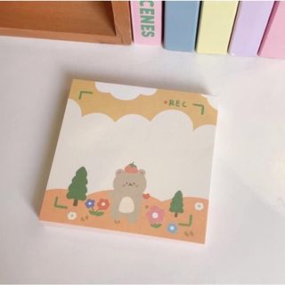 giấy note viết ghi chú, todo list hình gấu chủ đề hoạt hình cute dễ thương