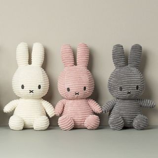 Gấu bông Thỏ Miffy dễ thương, gấu bông cho bé sơ sinh size TO 33cm chất liệu bông nhung mịn