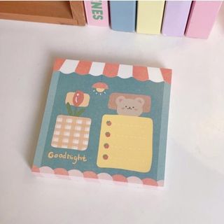 giấy note viết ghi chú, todo list hình gấu chủ đề hoạt hình cute dễ thương