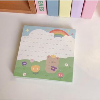 giấy note viết ghi chú, todo list hình gấu chủ đề hoạt hình cute dễ thương
