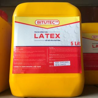Bitutec-latex phụ gia kết nối và chống thấm cho vữa 10L