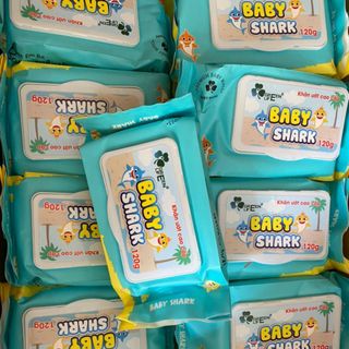 KHĂN ƯỚT BABY SHARK (GÓI /120GR)