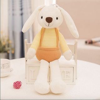 Gấu Bông Thỏ Chân Dài Mặc Yếm Đáng Yêu cho bé
