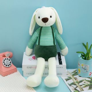 Gấu Bông Thỏ Chân Dài Mặc Yếm Đáng Yêu cho bé