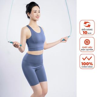 Set Đồ Tập Thể Thao Gym, Yoga, Pilates Áo Bra & Quần Biker Livan Sport Chính Hãng, hợp tác phân phối Top1Yoga