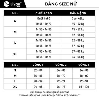 Set Đồ Tập Thể Thao Gym, Yoga, Pilates Áo Bra & Quần Biker Livan Sport Chính Hãng, hợp tác phân phối Top1Yoga