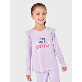 Bộ mặc nhà bé gái CANIFA in hình 1LS22W012 ,sỉ liên hệ Top1Kids giá sỉ