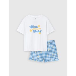 Bộ quần áo bé gái CANIFA chất liệu cotton 1LS23S007 ,sỉ liên hệ Top1Kids