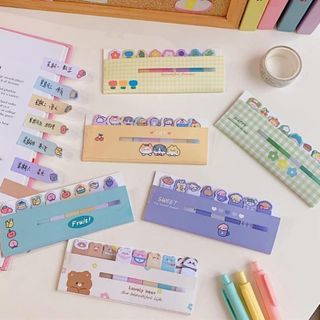 giấy note mini hình gấu cute dễ thương