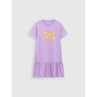 Váy liền bé gái CANIFA chất liệu 100% cotton, cổ tròn tra bo, tay cộc 1DS23S005 ,sỉ liên hệ Top1Kids giá sỉ