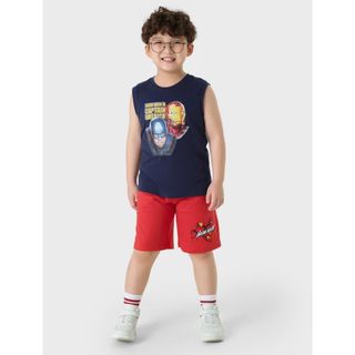 Quần soóc bé trai CANIFA in Avenger 2BS23S008 ,sỉ liên hệ Top1Kids