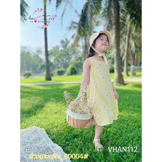 <Buôn sỉ> - Váy lanh A xoè xéo rộng mát cho bé vào mùa hè _ top1order_00004 giá sỉ