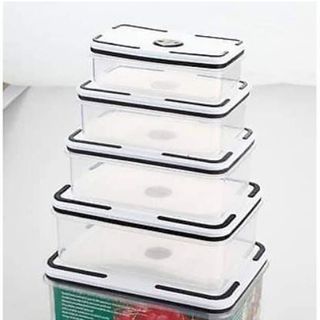 BỘ 5 HỘP ĐỰNG THỰC PHẨM TRONG SUỐT