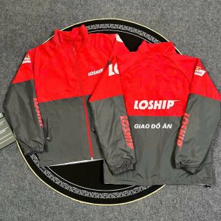 Áo khoác dù LOSHIP chất vải dù 2 lớp from rộng cổ bẻ - hót tred. Giá sỉ - giá bán buôn