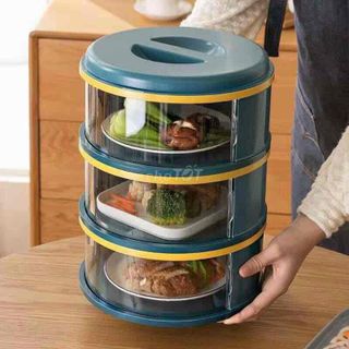 LỒNG BÀN 5 TẦNG LẮP RÁP MÀU XANH