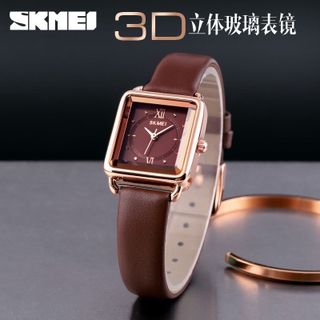 Đồng hồ Nữ SKMEI 1702 hiển thị giờ bằng kim có dây đeo bằng da