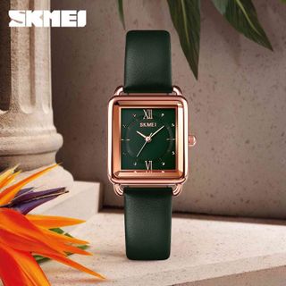 Đồng hồ Nữ SKMEI 1702 hiển thị giờ bằng kim có dây đeo bằng da