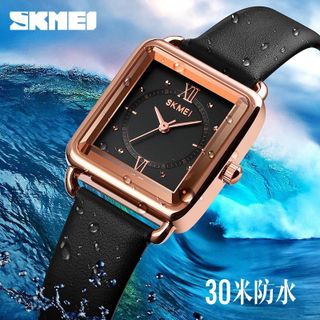 Đồng hồ Nữ SKMEI 1702 hiển thị giờ bằng kim có dây đeo bằng da