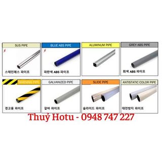 Ống thép bọc nhựa phi 27~28 dùng cho lắp khung kệ, bàn, xà đu đa năng, bàn thao tác... (1 cây 4 mét) giá sỉ