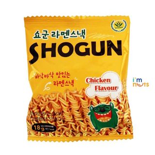 Snack mì trẻ em Shogun Hàn Quốc vị gà truyền thống thùng 30 gói x 18g