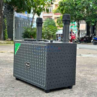 Loa Di Động Karaoke LEONG L111, Bass 20 Âm Thanh Trung Thực Đa Dạng Kết Nối BT, AUX, USB, TF Tặng Bao Đựng Micro Sang Trọng