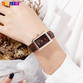 Đồng hồ Nữ SKMEI 1691 hiển thị giờ theo kim dây đeo bằng da