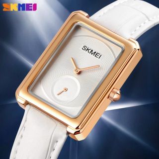 Đồng hồ Nữ SKMEI 1691 hiển thị giờ theo kim dây đeo bằng da
